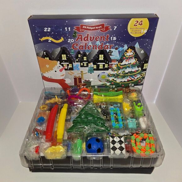 Christmas Advent Calendar Fidget Toy Countdown - Picture 2 of 2